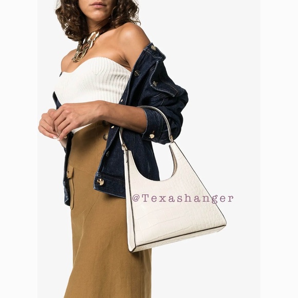 NWT STAUD Rey Shoulder Bag Cream - Picture 10 of 16